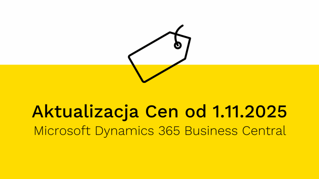 Microsoft Dynamics 365 Business Central - aktualizacja cen