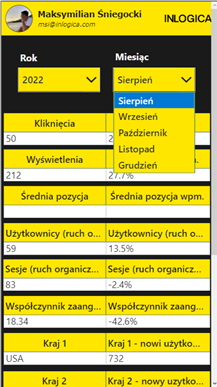 Wygląd aplikacji Power Apps