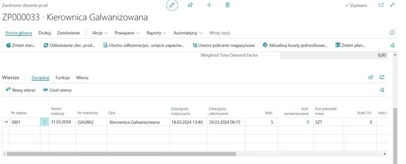 Microsoft Dynamics 365 Business Central - Obsługa podwykonwaców